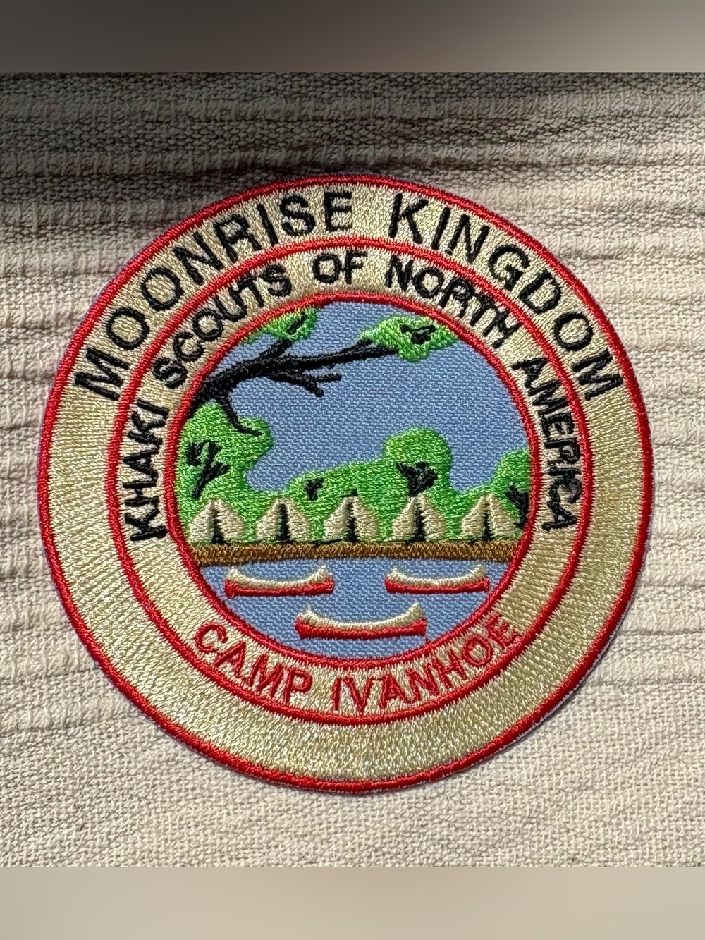 Moonrise Kingdom Camp Patch - from official movie merchandise bundle